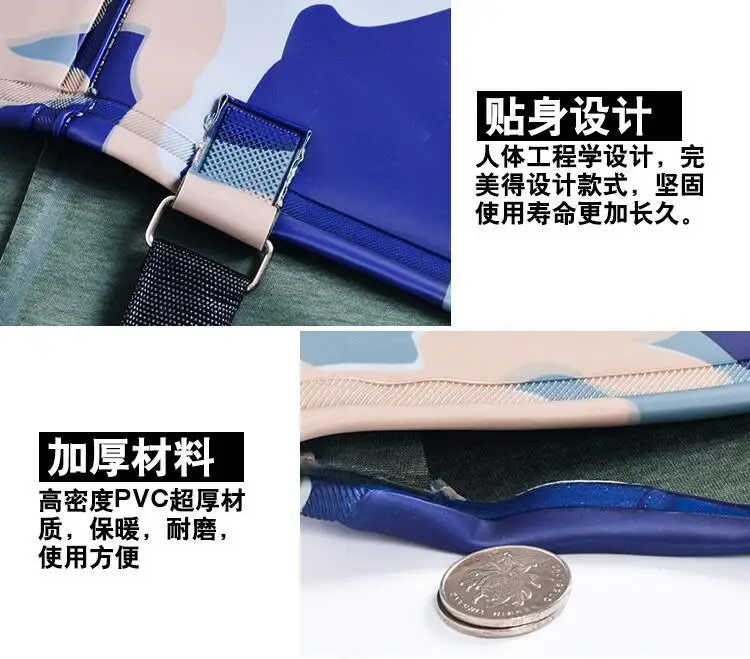 Водонепроницаемые штаны средней длины, толстые рыболовные брюки ...