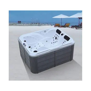 

Best seller H-5313 3seat backyard massage hydropool therapy relaxing hot-tub surfing and bubble nuzzle bathtub outdoor Whirlpool