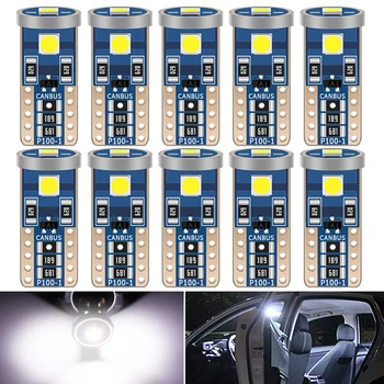

10X W5W T10 LED Car canbus Interior light 194 501 3SMD 3030 For VW Golf 4 5 6 7 Passat B5 B6 B7 Jetta MK4 MK5 MK6 Polo 6r 6000K