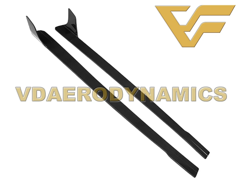 Подходит для 07-15 Audi R8 V8 V10 VAD-V боковые юбки из углеродного волокна - Цвет: V-1