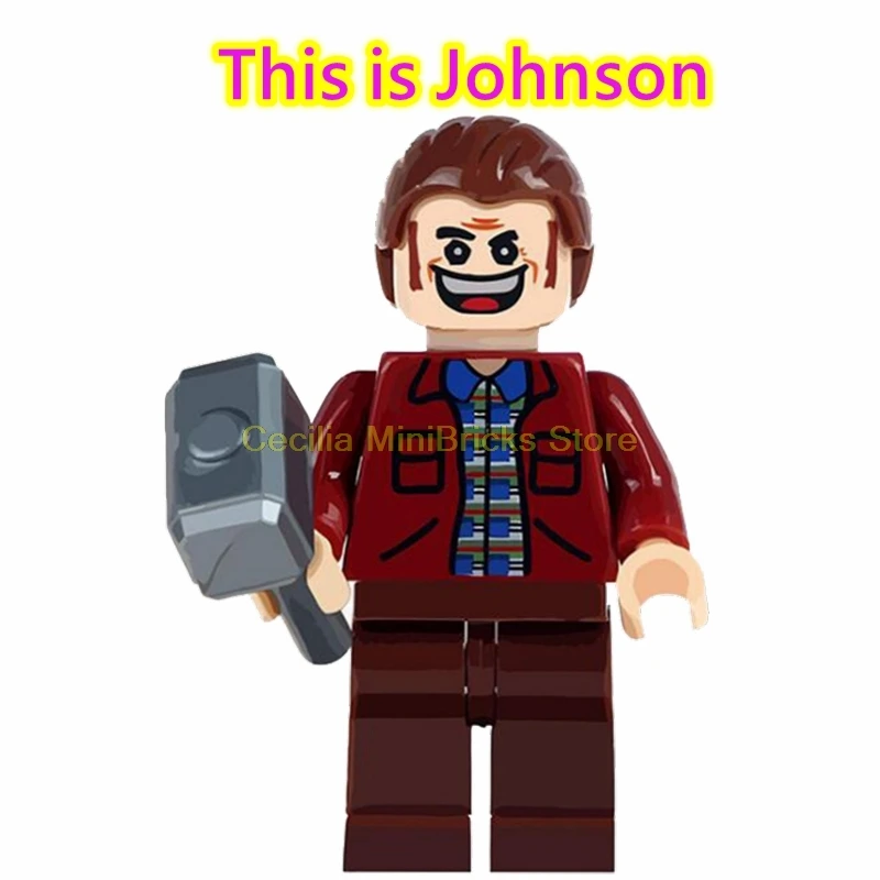 Хэллоуин фильм инопланетянин фигура хищника строительные блоки модель капитан Марвел танос игрушки подарок на день рождения лего technic Creator друзья - Цвет: This is Johnson