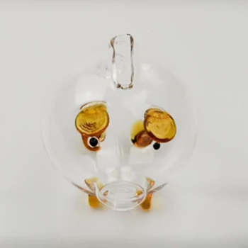 

New Pig Piggy Bank Money Boxes Coin Saving Box Cute Transparent Glass Souvenir Birthday Gift For Children Kids-Brown