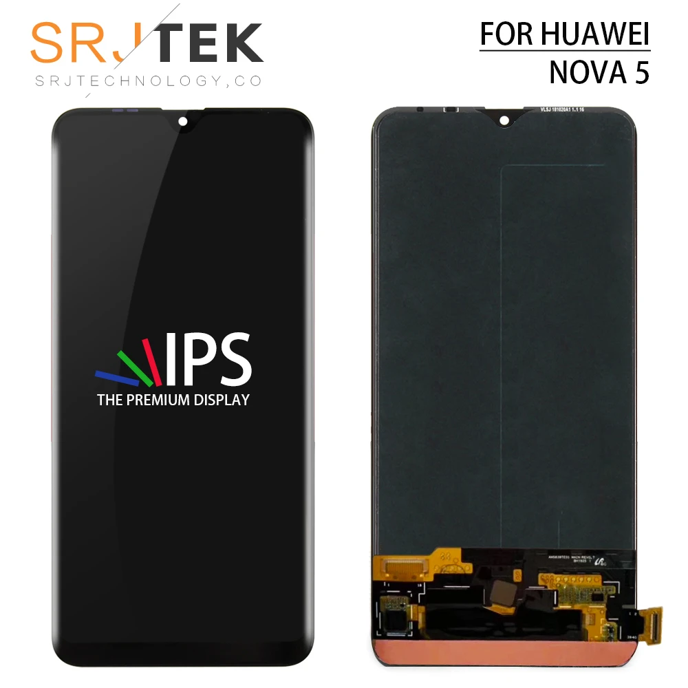 

Srjtek 100% Tested For Huawei Nova 5 LCD Display Screen Touch Screen Digitizer Assembly Replacement For Huawei Nova 5 LCD Repair