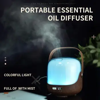

250ml Ultrasonic Air Humidifier Aroma Essential Oil Diffuser Car USB Humidifier Mist Fogger Maker Home Handle LED Night Light
