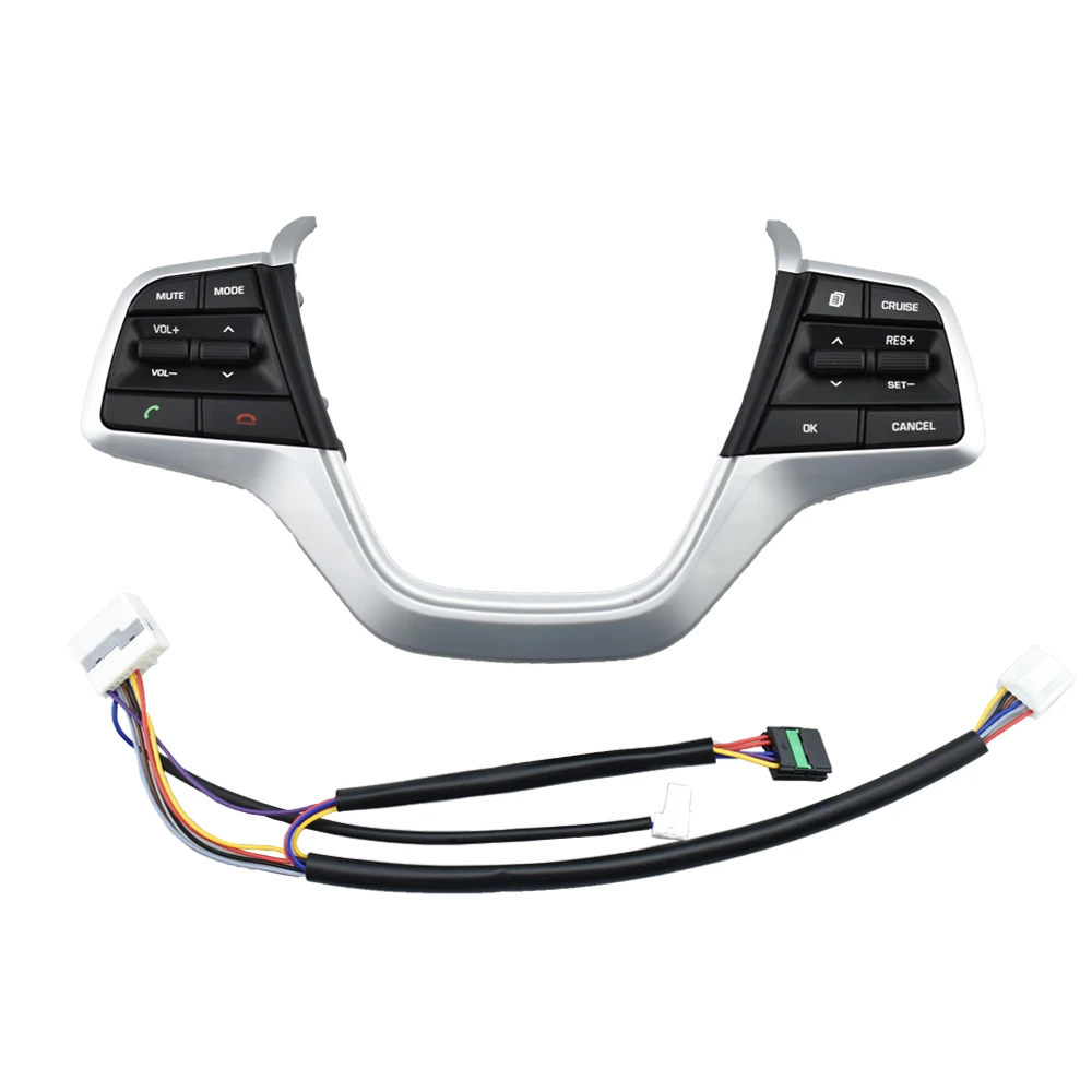 Steering Wheel Button For Hyundai Elantra 1.6L 2016-2019 Buttons Bluetooth Phone Cruise Control Volume with Backlight | Автомобили и