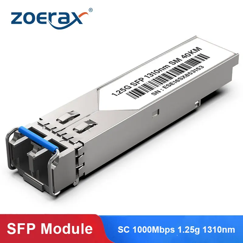 Модуль Zoerax SC SFP Gigabit DDM BIDI mini 1000 Мбит/с волоконно оптический модуль sfp совместимый с Cisco GLC LH SMD Ubiquiti D