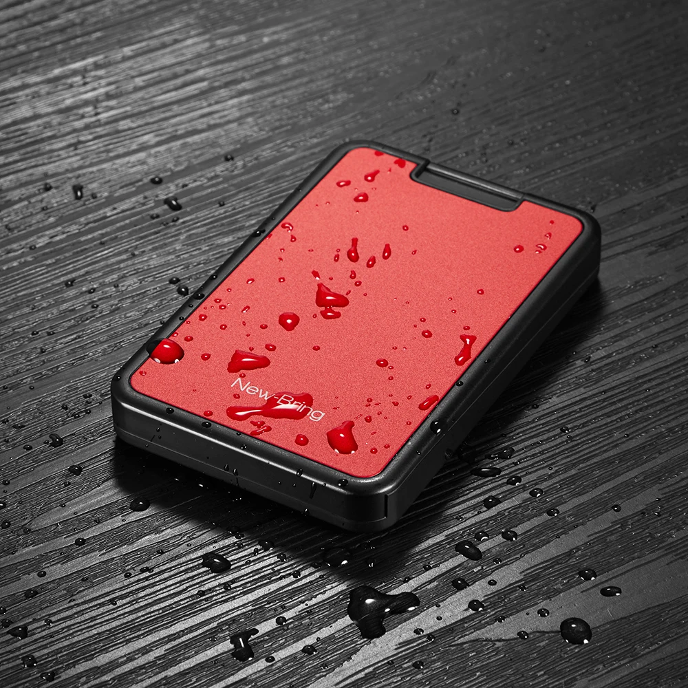 RFID Blocking wallet Sliding Card Holder Plastic Card Money Purse Carbon Fiber For Men Women