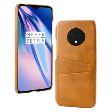 Для OnePlus 7T 7T Pro Чехол ретро из искусственной кожи Жесткий ПК против царапин держатель для карт задняя крышка для One Plus 7T 7 7 Pro чехол противоударный