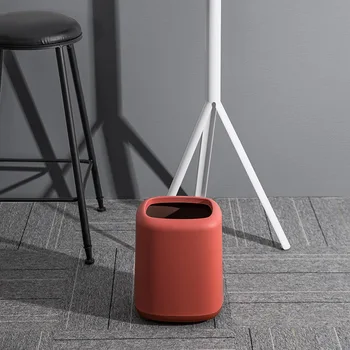 

Pickup Double Trash Bin Double-Layer Fall Resistant Wearable Uncovered Household Kitchen Office Paper Basket