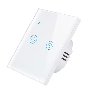

Wifi Smart light 2Gang2Way Tuya/Smart Switch Wall Light Switch WiFi Work with Alex And Google for Voice Control,Remote Control