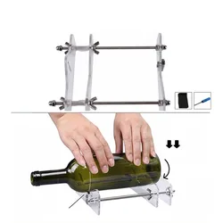 Casa ferramenta de cortador de faca profissional para garrafas de corte de garrafa de vidro cortador de ferramentas de corte diy máquina de cerveja de vinho com chave de fenda
