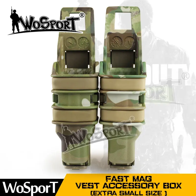 

Wosport Tactical Small FastMag Pistol Magazine Pouch Holder Bag Fast Mag Holster Airsoft Shooting Hunting Accessories For CS