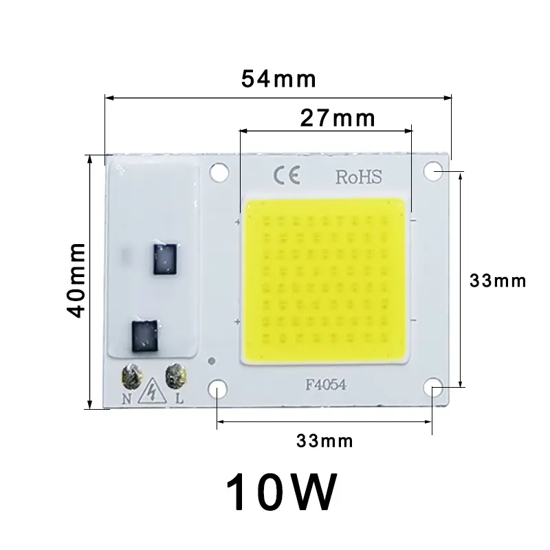 COB LED Lamp Chip AC 220V LED Bulb 10W 20W 30W 50W IP65 High Power Smart IC DIY Flood light Bulb Spotlight Outdoor Chip Lamp - Image 7