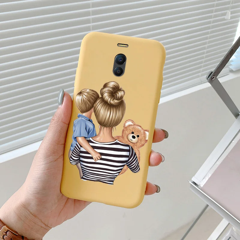 cases for meizu back For Meizu Note 3 5 6 Case Fashion Mother And Daughter Protective Shell Painted Soft Silicone Shockproof Phone Back Cover cases for meizu belt Cases For Meizu