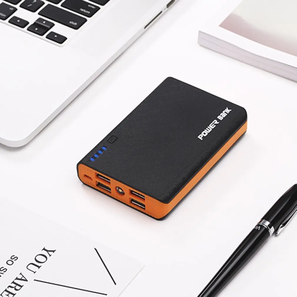 Наборы для самостоятельной сборки, внешний аккумулятор, корпус, 4 usb порта, сварочный внешний аккумулятор, зарядное устройство, чехол модуль pcba power ed By 4 шт, 18650 батареи