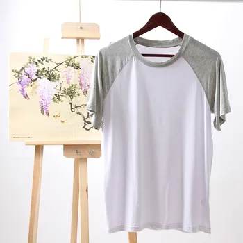 

10878-Men's short-sleeved t-shirt summer new loose trend half-sleeved top clothes