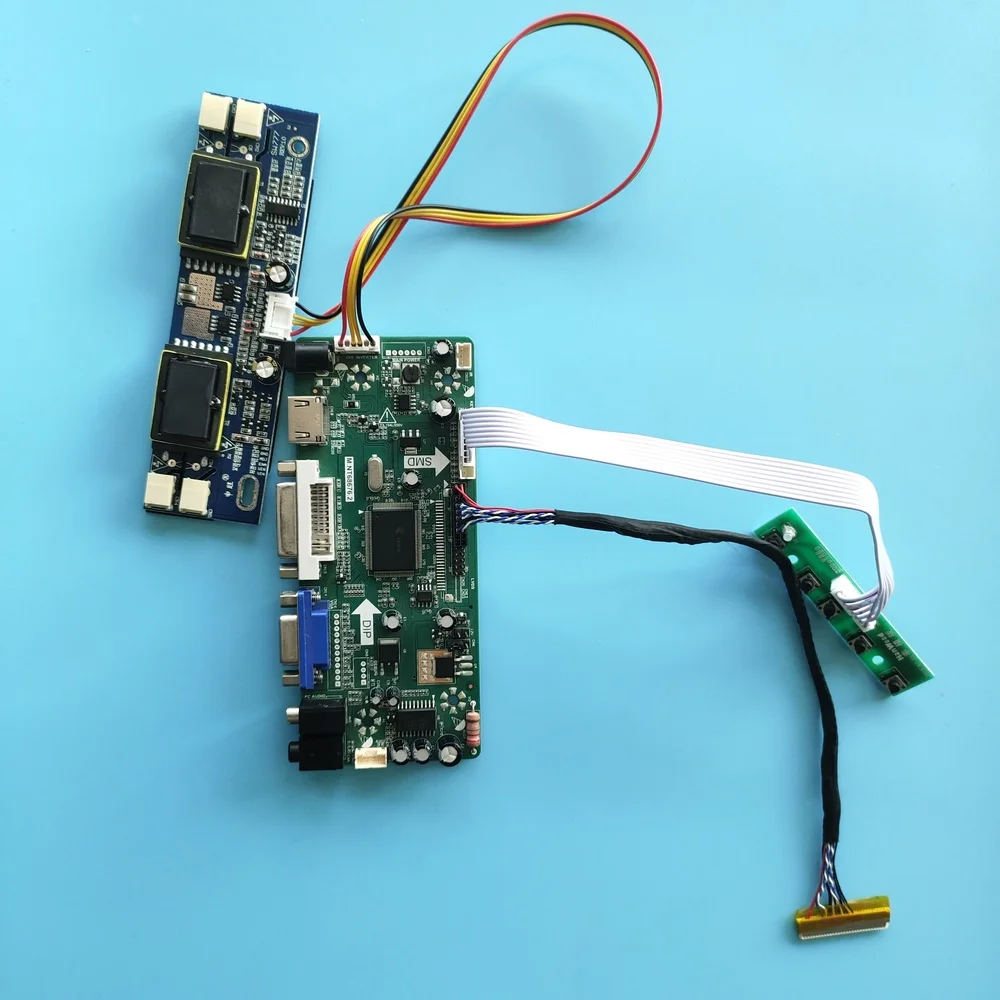 Набор для LM190E08-TLL3 платы контроллера VGA DVI LVDS 4 лампы HDMI драйвер 30pin панель экрана