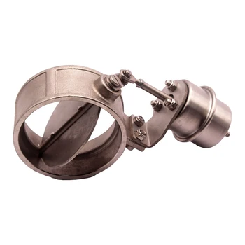 

304 Stainless Steel Bypass Valve, Exhaust Control Valve Boost Vacuum Activated Exhaust Cutout, 3.5'', Open Style Pressure