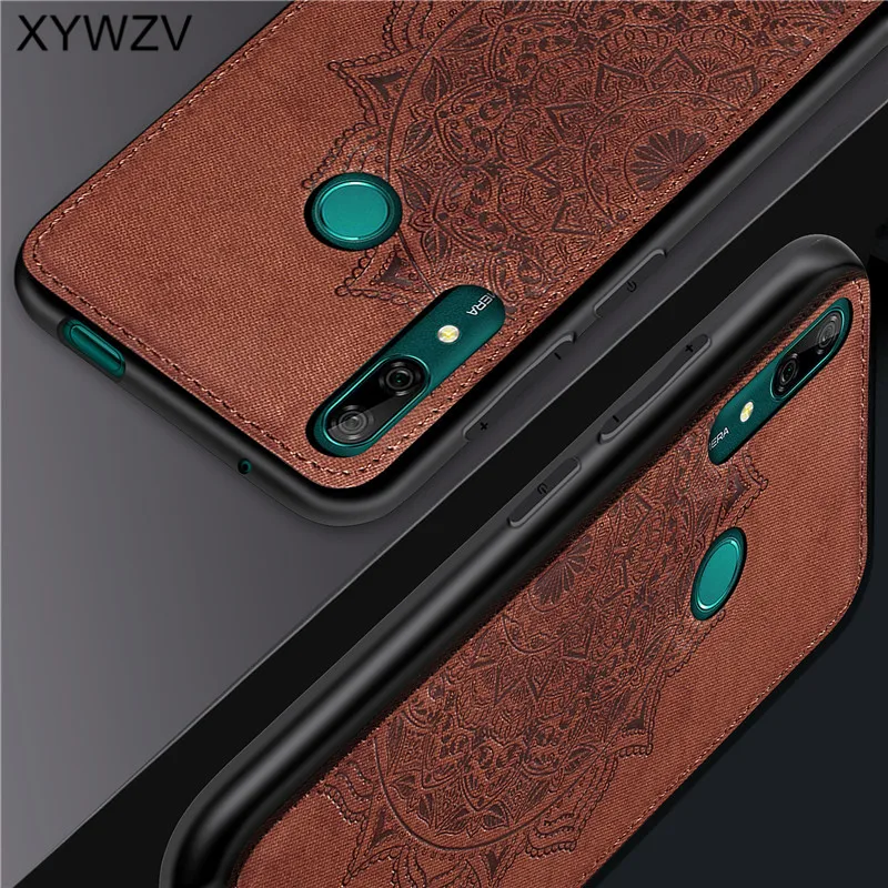 

For Huawei P Smart Z Case Shockproof Soft Silicone Cloth Texture Phone Case For Huawei P Smart Z Cover For Huawei P Smart Z