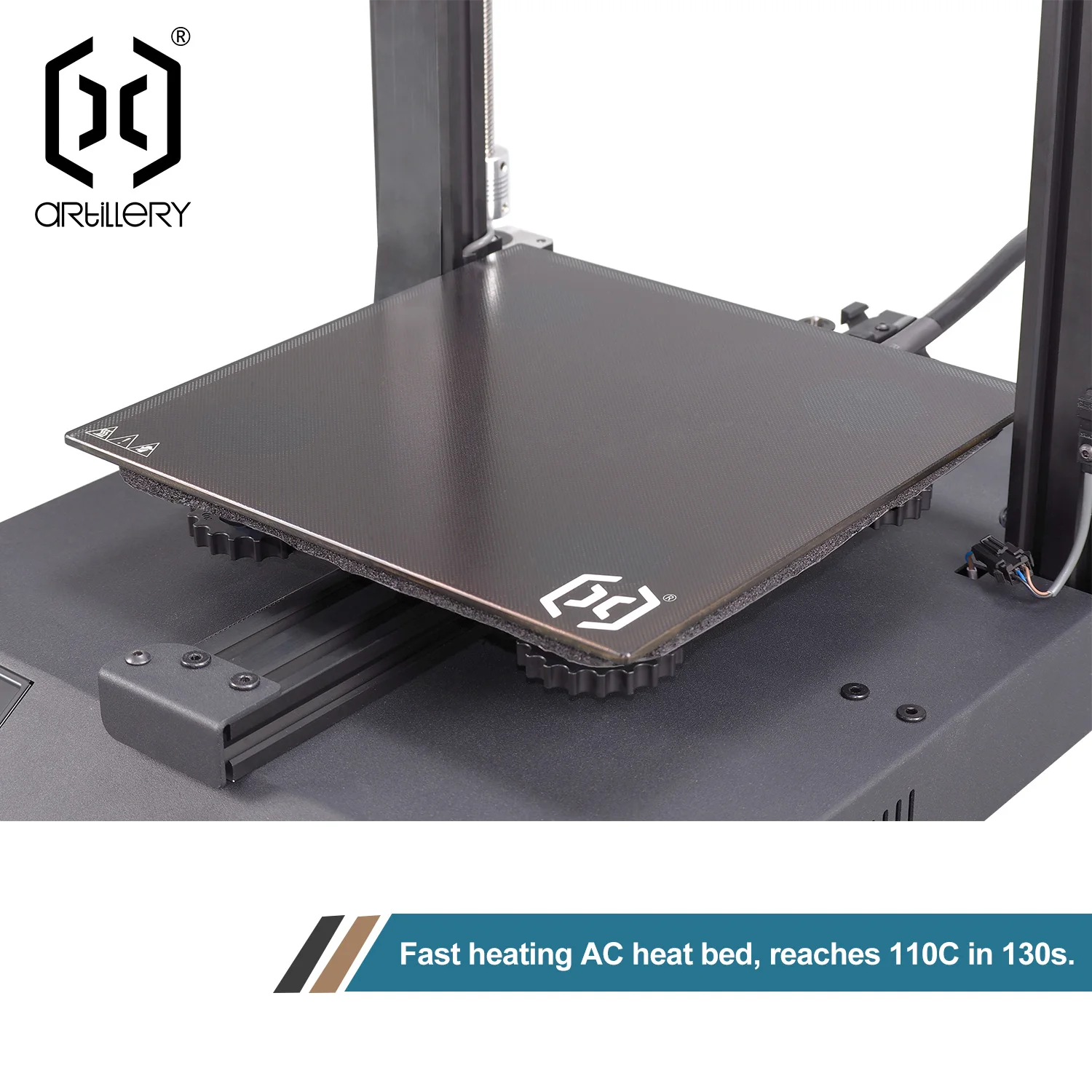 Artillery® Genius 3D Printer Kit 220*220*250mm Print Size with Ultra-Quiet Stepper Motor TFT Touch Screen Newest