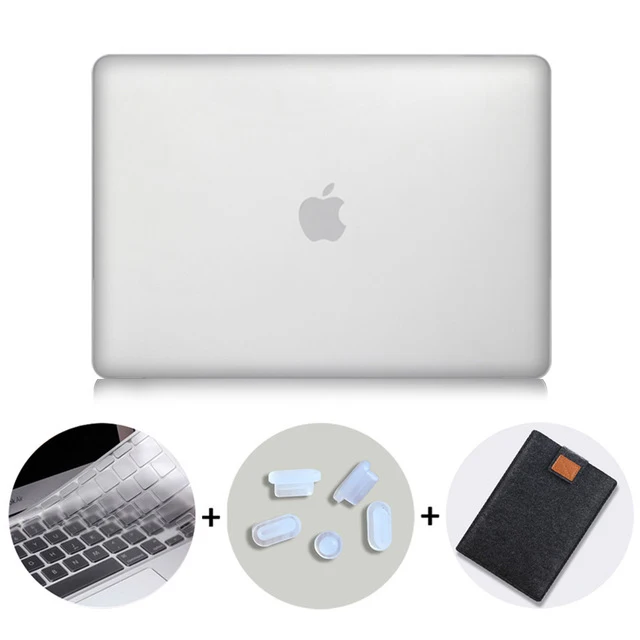 Чехол MTT для Macbook Air Pro retina 11, 12, 13, 15 дюймов, чехол с сенсорной панелью, космическая капсула, 13,3, 15,4 дюймов, чехол для ноутбука A1706, A1466 - Цвет: Crystal Transparent