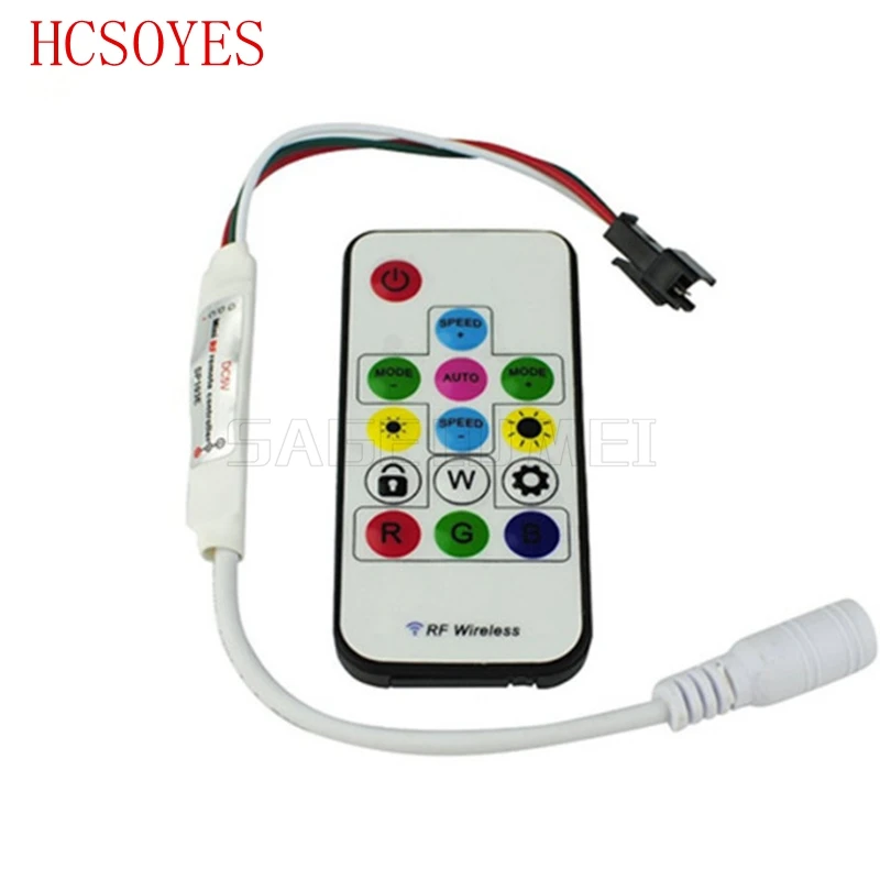 14 ключ DC 5V 12V SP103E 14Key RGB Беспроводной дистанционная мини инфракрасный светодиодный