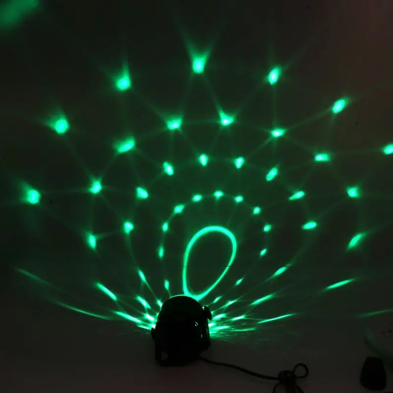 Звуковой активированный лазерный проектор RGB сценический светильник ing эффект шоу лампа музыка диско шар