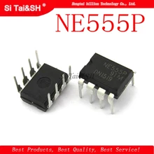 10pcs/lot New NE555 NE555P NE555N PRECISION TIMERS IC DIP-8