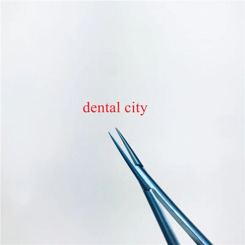 Офтальмологический хирургический 2 шт титановый изогнутый/прямой держатель иглы