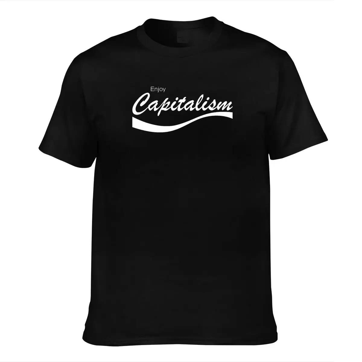 

Newest Enjoy Capitalism Socialism Communism Men T Shirt Short Sleeve Street Men Casual Tees
