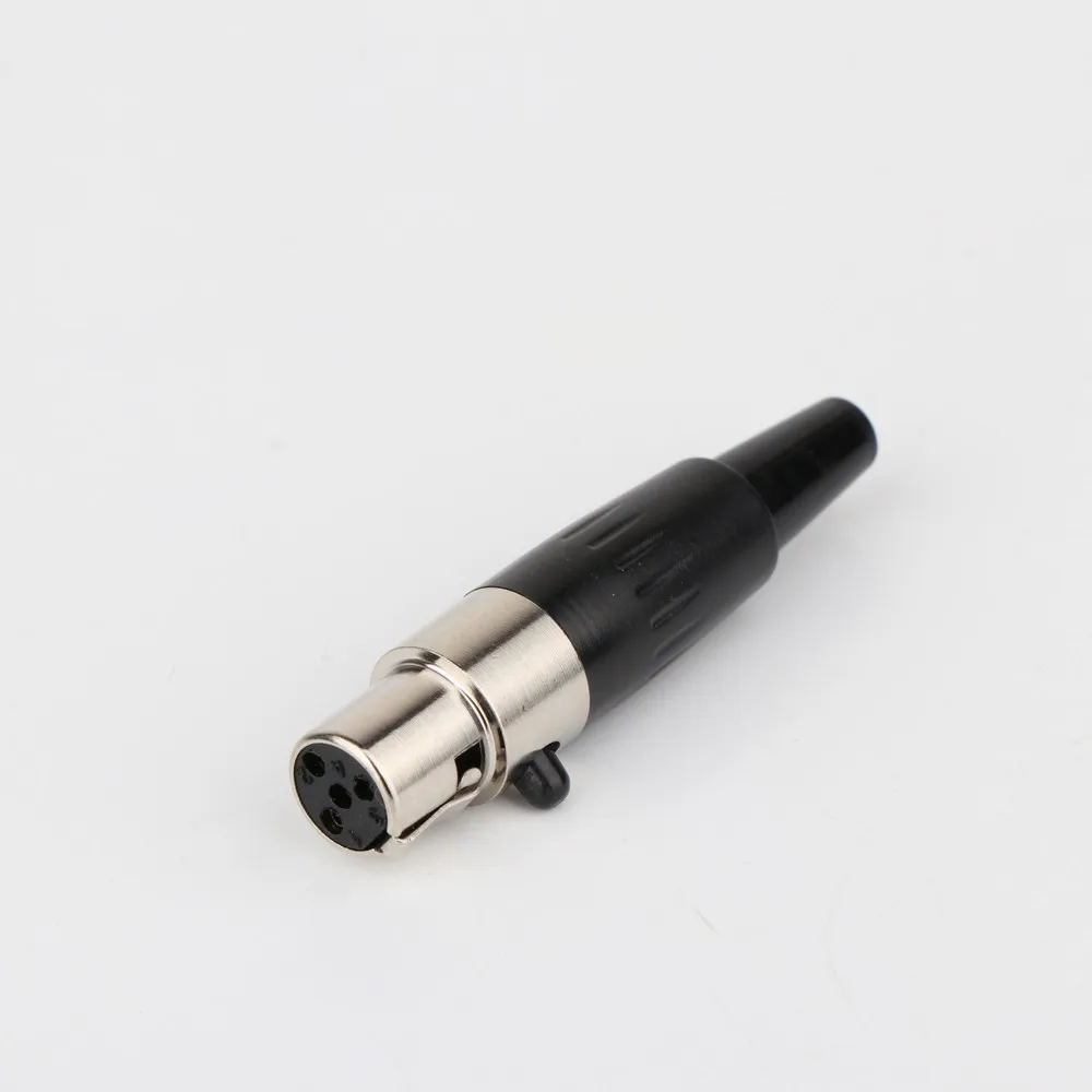 2 шт. Hi end 4 Pin Mini XLR гнездовой разъем DIN аудио AV припой Hifi Позолоченный