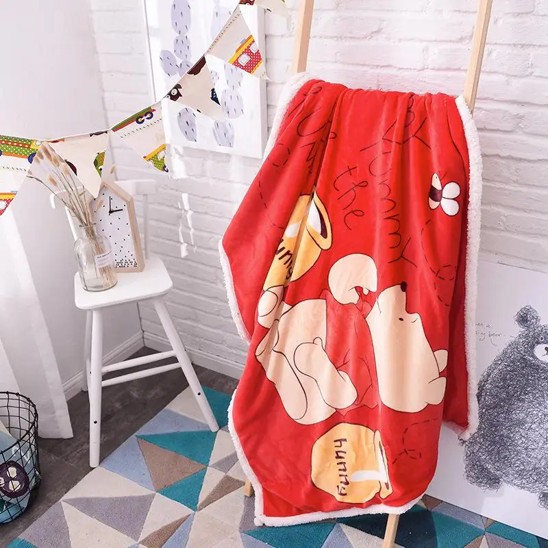 Одеяло с изысканным рисунком из мультфильма, супер мягкое Фланелевое детское одеяло, теплое плотное шерстяное одеяло, домашнее одеяло, простыня - Цвет: Style7