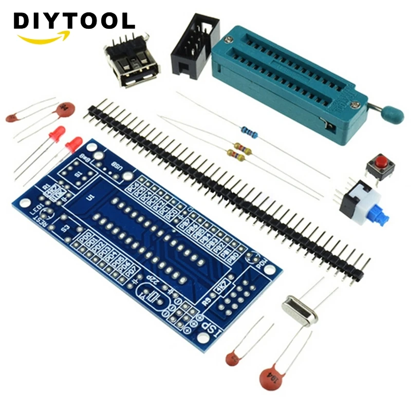 

ATMEGA8 ATMEGA48 ATMEGA88 Development Board AVR (NO Chip) DIY Kit