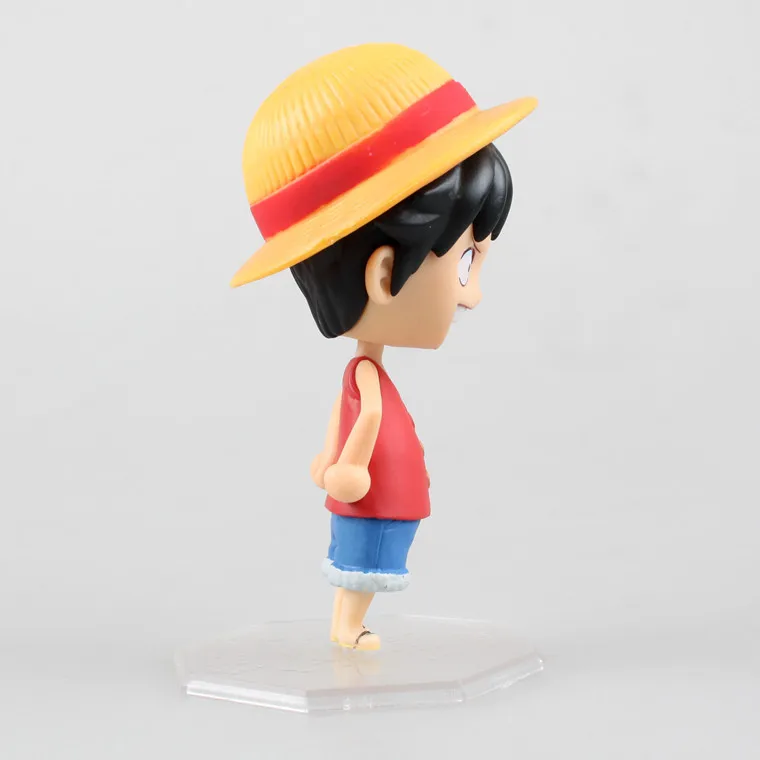 Wolf Anime One Piece Pop Straw Theater Version Cute Straw Hat Luffy Blue/Red Selectable Garage Kit