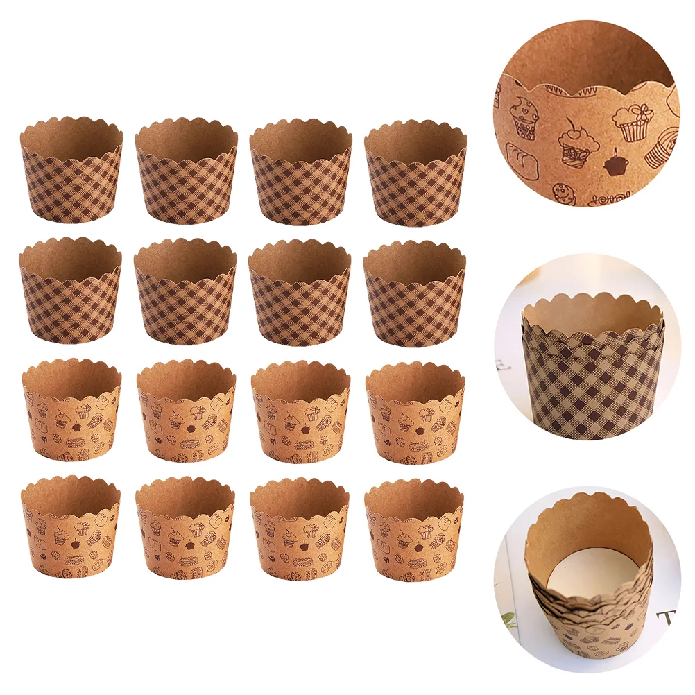 100 Pcs Decorative Paper Cake Cups Baking Cupcake Wrapping |