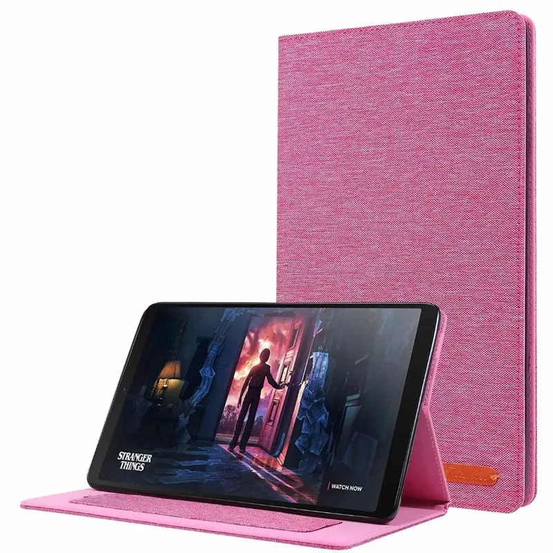 Rose Флип-кожаный чехол для планшета для samsung Galaxy Tab A, 10,1 дюймов,, Fundas, защитный чехол-подставка, мягкая оболочка, Капа для SM-T515, T510 - Цвет: Rose