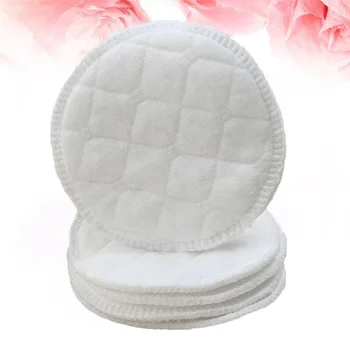 

100 Pcs Washable Anti-overflow Pad Three-layer Anti-leakage Breast Pad Protection Feeding Nursing Pad for Postpartum Mother (Whi