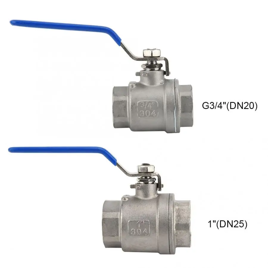 Двухсекционный тип из нержавеющей стали шарик внутренняя резьба клапана BSP шаровой клапан разъем