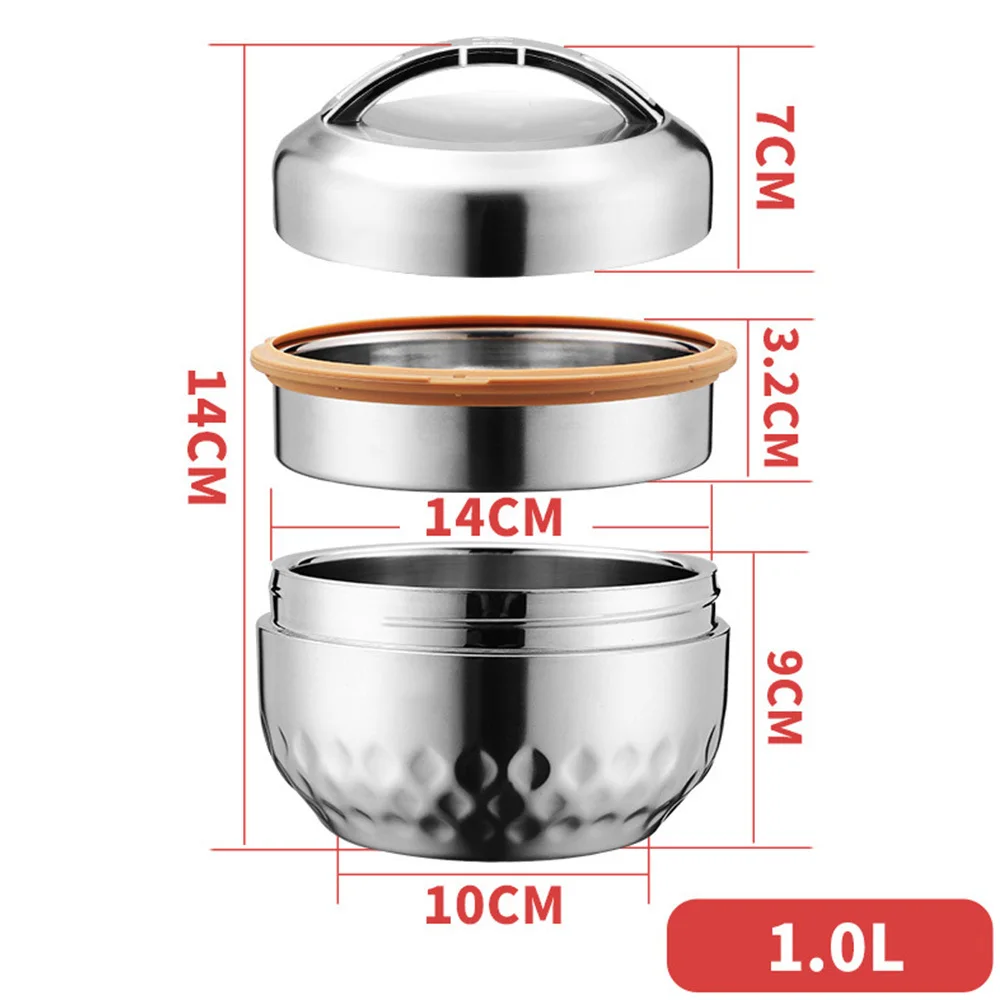 

Stainless Steel Portable Bento Lunch Box Insulated Food Carrier Container Safety China Dinner Set Steel Food Container