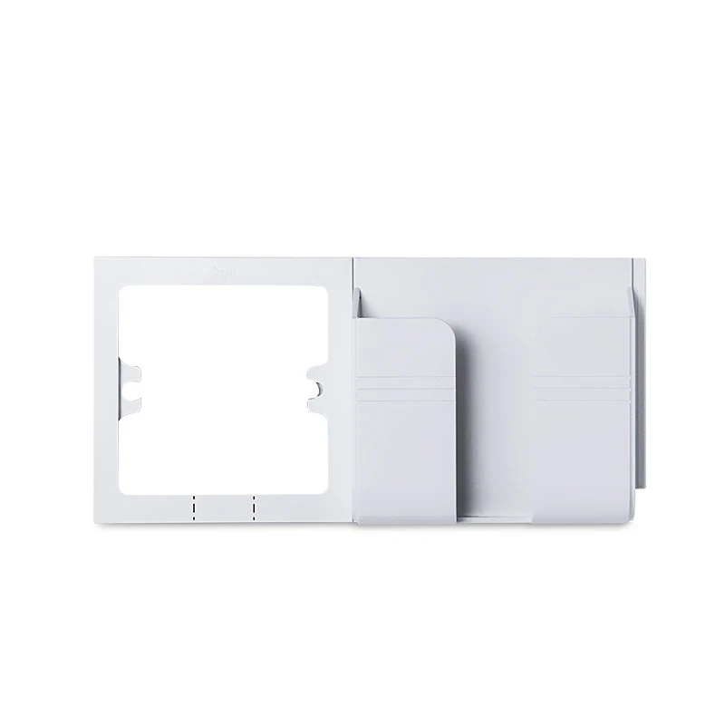 single white Крутой держатель для зарядки телефона, кронштейн для Iphone 11, Настенная подставка, клейкая Прочная полка, практичная универсальная подставка для отеля - Цвет: single white