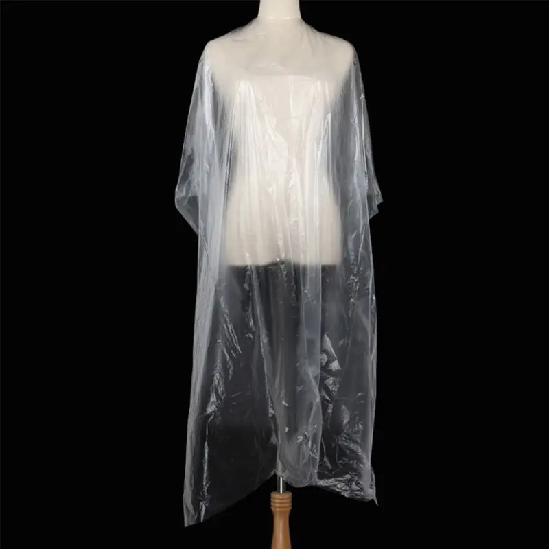 

50pcs Disposable Hairdressing Cape Salon Barber Hair Cutting Trimmer Gown Apron Wraps Capes X7YB