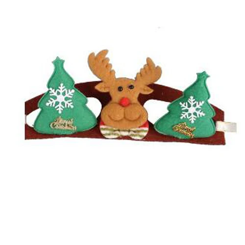 Милая шляпа для животных Рождество Хэллоуин для домашней собаки кошки головные уборы для домашних животных Собака Щенок Кот головные уборы Санта головной убор «Лось» Шапки собака Кот Косплэй Dressin - Цвет: S