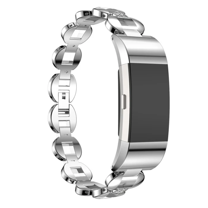 Сменный металлический браслет Регулируемые часы ремешок для FitbitCharge 2 VH99