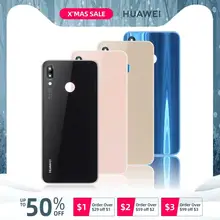 Стекло Задняя крышка для HUAWEI P20 Lite на батарею+ Стекло камеры ane-lx1 lx1 Nova 3e