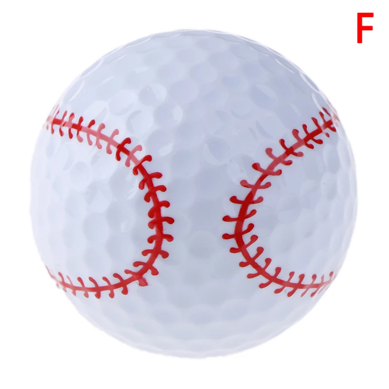 Спортивные мячи для гольфа, игры в гольф, сильная сила сопротивления, Спортивная практика, смешные шары, подарок, внутри, на открытом воздухе - Цвет: F