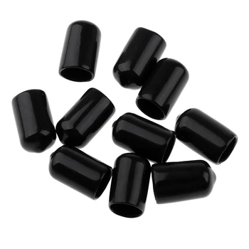 

10pcs Rubber Pool Billiards Cue Tip Head Cover Ferrule Slip-on Protective Case Sleeve Wrap