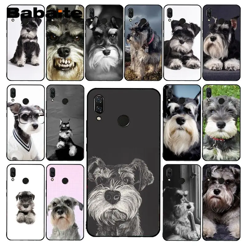 

Babaite Lovely Dogs Schnauzer Phone Case for Xiaomi Redmi4X 6A S2 Go Redmi 5 5Plus Note4 Note5 7 Note6Pro