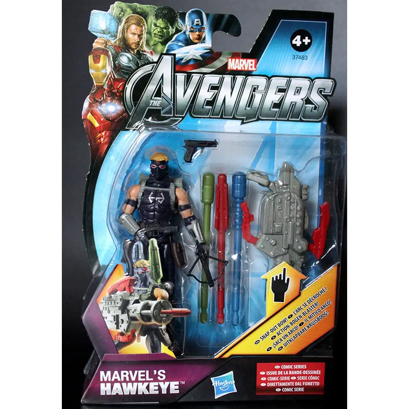 Hasbro Marvel Мстители Рокки Hawkeye Халк Железный человек супергерой персонаж фигурка куклы игрушки Детские подарки 10 см - Цвет: 9