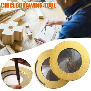 

Flexible Circle Drawing Tool Rotary Adjustable Small Durable for Designer Woodworking HVR88