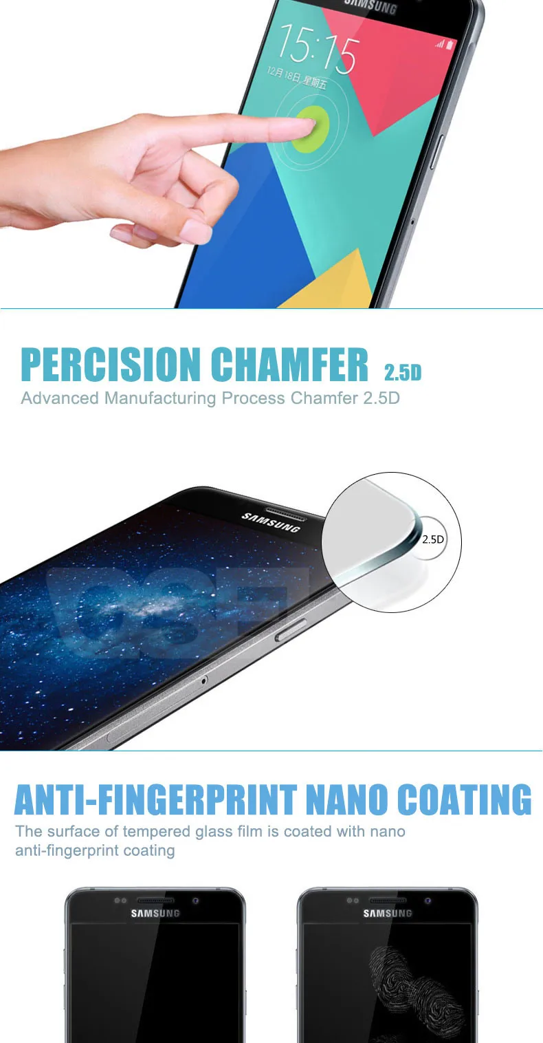 9D защитное стекло на Samsung Galaxy A3 A5 A7 J3 J5 J7 S7 полное покрытие закаленное защитное стекло для экрана